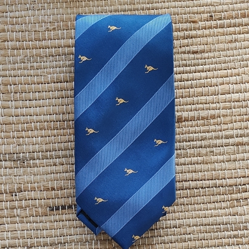 NEW Royal Blue Kangaroo Necktie